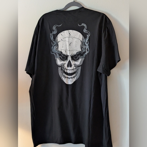 WWE Black Hollywood 3:16 Tee W/ Skull 💀 On Back - Picture 2 of 3